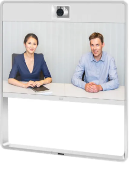 図  2    Cisco TelePresence MX800 は、70 インチのシングル スクリーンを搭載  製品の特長 表  1 に、MX700 および MX800 システムの主な特長を示します。  表  1  機能の概要  機能の概要 デザインの特長 ●  非常に優れたビデオおよび音声品質を備えた、最も高性能で機能豊富なビデオ システムの 1 つ  ●  次世代の HD ビデオ コラボレーション コーデック  ●  次世代の HD PTZ カメラ  ●  必要な機器をすべて備えたオールインワン構成（