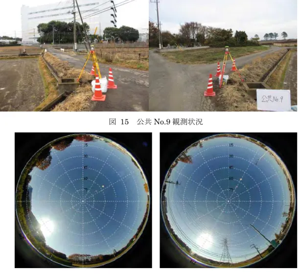 図  15  公共 No.9 観測状況 
