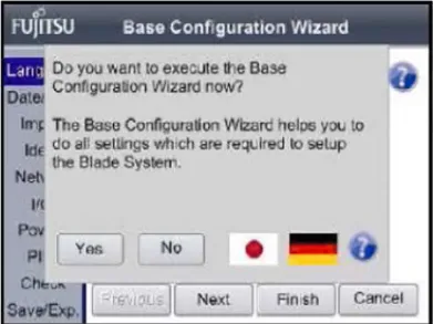 図 19: Base Configuration Wizard の開始メニュー