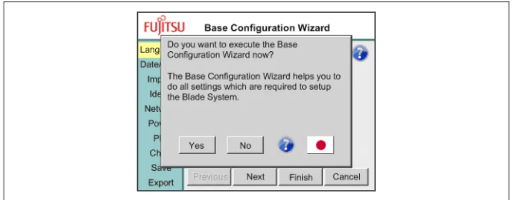 図 17: Base Configuration Wizard の開始メニュー