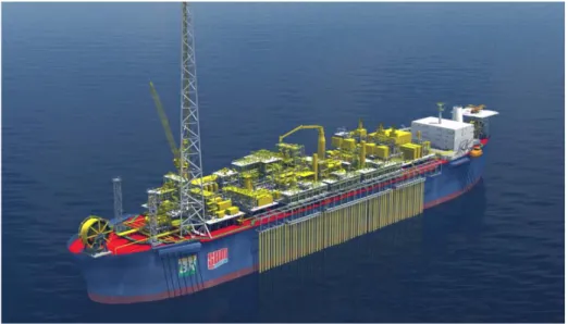 図 3-4  Cidade de Paraty FPSO のイメージ 