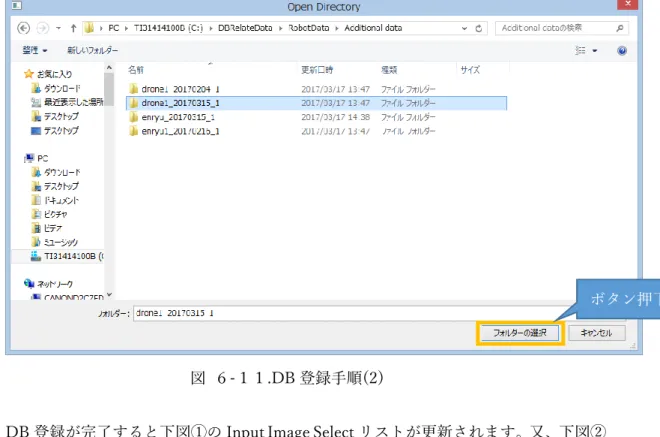 図  ６-１１.DB 登録手順(2) 