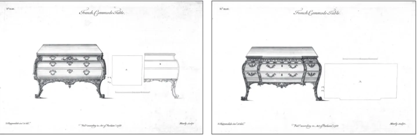 Fig. 21 (Plate 43) French Commode Table Fig. 22 (Plate 44) French Commode Table