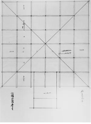 図 30 　小幡山御護摩堂地指図 図 32 　小幡山護摩堂　初重小屋伏図 図 33 　小幡山護摩堂 二重小屋伏図　三重小屋棟下ノ図図 31 　小幡山護摩堂地図【治陸寺護摩堂（天保15・1844 年）】