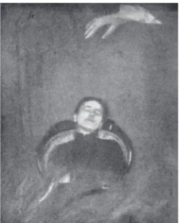 Abb. 4  Unbekannt, Das kranke Mädchen,  Foto c.1890s, Oslo Bymuseum Abb. 3  N. Wagner, Geist-Foto, St