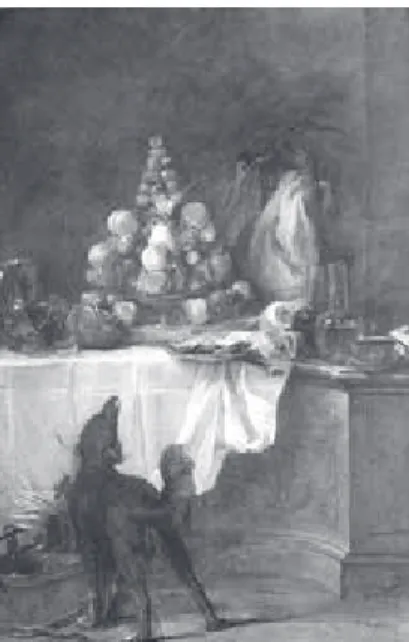 fig. 3  ジャン＝シメオン・シャルダン《エイ》 1725-6 年頃、 114 146cm、 パリ、ルーヴル美術館 fig. 2  ジャン＝シメオン・シャルダン《食器棚》 1728 年、     194 129cm、パリ、ルーヴル美術館fig