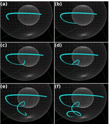 Fig. 18: Improved tracer line. The line is shown by tube with circular cross section. 7 TubeAdvector 初期条件 (初期曲線形状) を VR 空間内で自在に指定できるトレーサー曲線法を 開発し、そのプログラムを TubeAdvector と名付けた。 7.1 プログラムの流れ 最初に、TubeAdvector の処理手順について説明する。プログラムは、大きく分 けて３つに分けることができる。 まず、 (a) 利