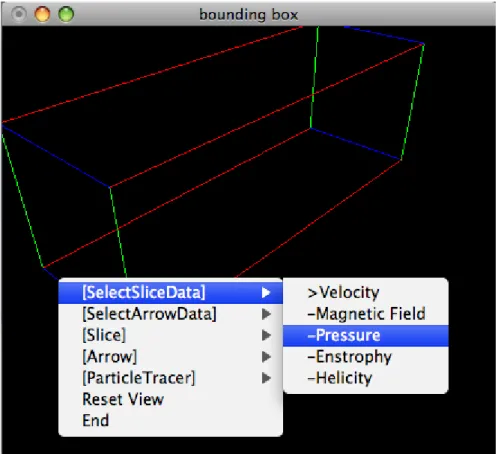 Fig. 3: Example of the menu of GFV.