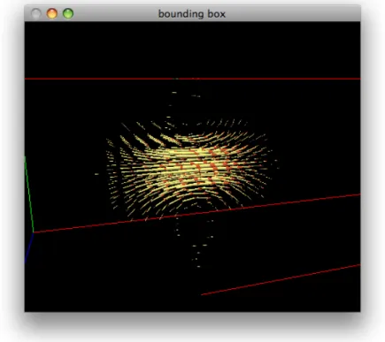 Fig. 8: A snapshot of velocity vector visualization by 3D arrows. Fig. 7 と Fig. 8
