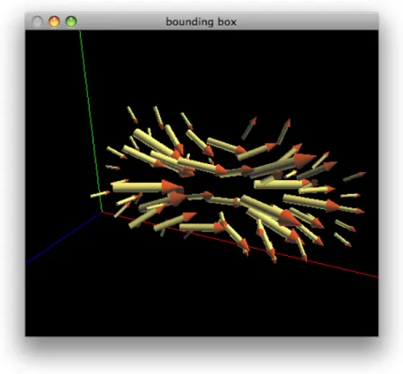 Fig. 9: Another snapshot of velocity vector visualization by 3D arrows.