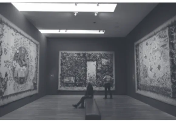 fig. 6 ジャン・リュルサに基づく連作〈四季〉より、 （右から） 《春》 （1946 年）、《夏》（1940–41年）、《秋》（1944–46 年）、モビリエ・ ナショナル（GMTT442, 400, 1084） fig