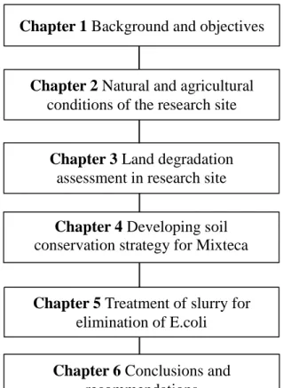 Fig. 1-9 Research structure of this dissertation 