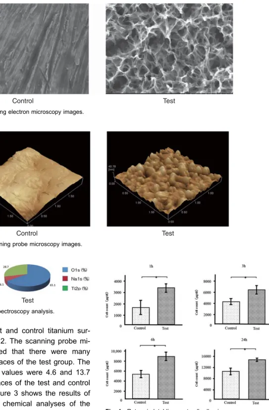 Fig. 2 Scanning probe microscopy images.