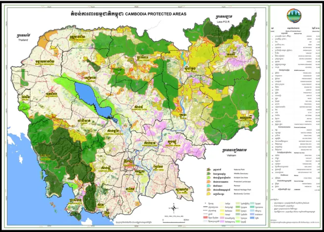 Fig. 3. Cambodian Protected Areas Map (2018) 