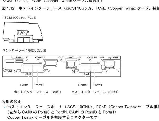 図 1.13 ホストインターフェース（iSCSI 1Gbit/s）
