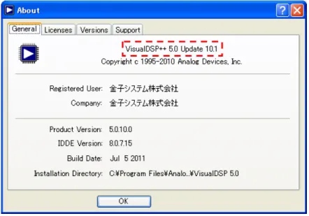 図  10  Manage Licenses ダイアログ  3.3  ライセンスの登録 