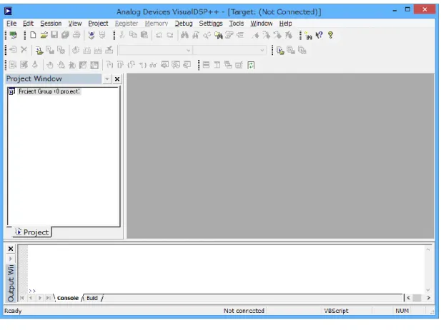 図  8  VisualDSP++ IDE 画面 