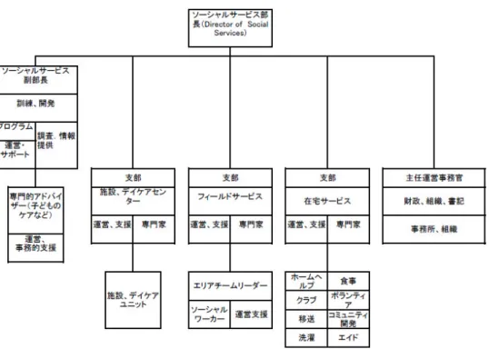 図 4.1. ケ ン ト 州 社 会 サ ー ビ ス 局 組 織 図