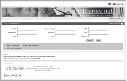 図 1  artlibraries.net   http://artlibraries.net/   Top 画面