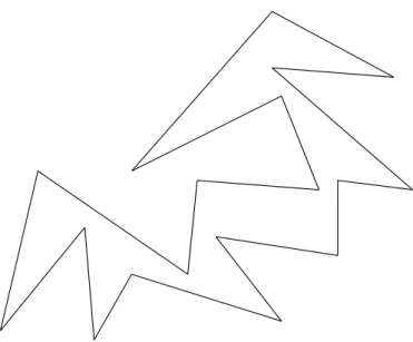 図 18: 美術館の見取り図 かどうかを判定し, その理由を説明せよ. 等しくない場合には, どちらが大き いかも説明せよ. (2) 全ての有理数からなる集合 Q の濃度と, 全ての無理数からなる集合 (R − Q： 全ての実数から全ての有理数を除いた集合) の濃度は等しいかどうかを判定 し, その理由を説明せよ