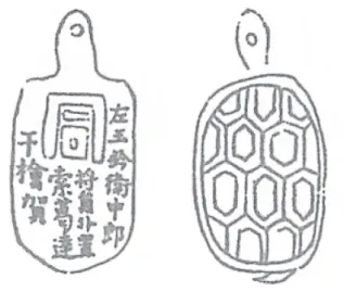 図 7. 還州刺史（魚符） 図 8. 太子少詹事（魚符）