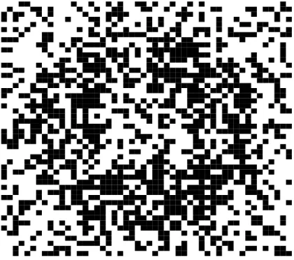 図 15 （左）真の画像，（右）ノイズで汚された画像データ