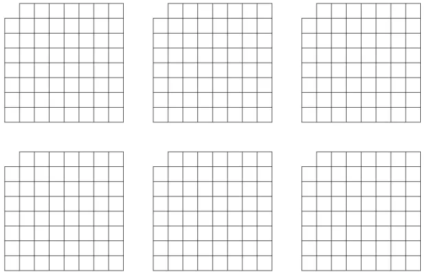 図 42: 1 × 3 のタイルで敷き詰めて (試行錯誤用)