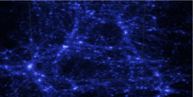 図 1.19: 国立天文台４次元デジタル宇宙プロジェクト提供 今までに述べてきたサイエンスとしてのひもの例が指し示しているのは  森羅万象の基本には結び目がある！  という考えである
