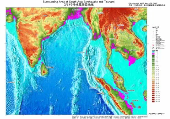 Figure 3. A map of South Asia using Global Map data 