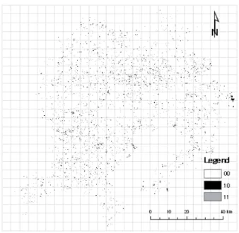 Fig. 3 Land use change comparison map  (1984-1994) 