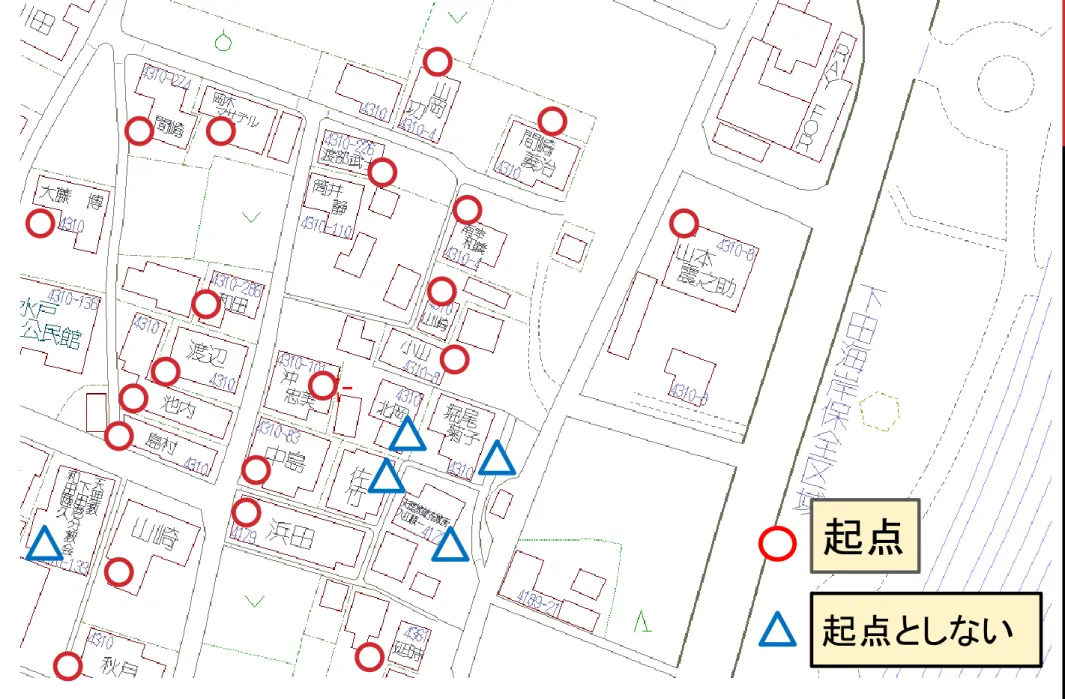 図 6  避難起点