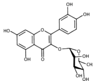Fig. 12.  Quercetin  3-O-rhamnoside (quercitrin,  FL2).