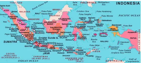 Figure 1:  Indonesia  provinces  map  (Source:  http://www.emapsworld.com/images/
