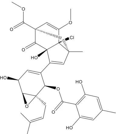 Figure 11 ChloropupukeananinHOClOOOOOOHOOHOHO