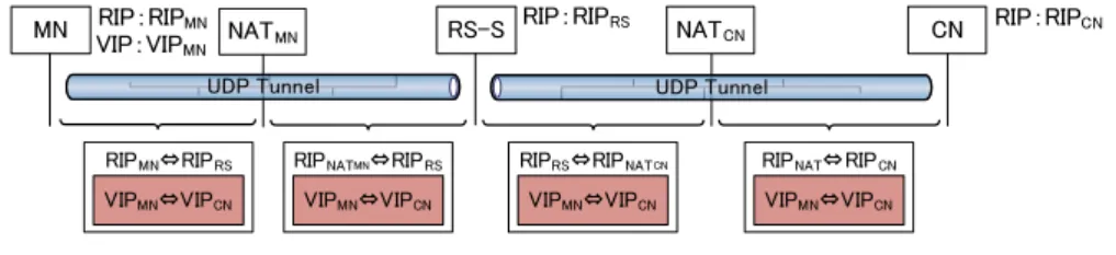 図 4 RS-S を用いた通信のパケット遷移の様子