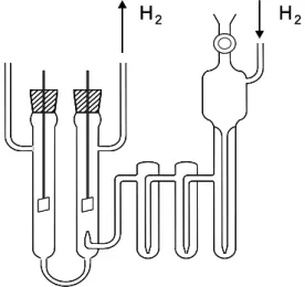 Fig. 2  Schematic diagram of pH measurement system developed  in NMIJ.  Harned セルとは白金黒電極と銀／塩化銀電極を液間電位差のない電池に組み込んだものであるが，Fig
