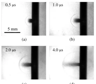 Figure 4 shows the comparison of high speed camera record of the glass ablation of different surface roughness.