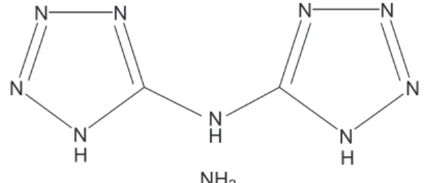 Figure 1 shows structural formula of BTA·NH ３ . BTA·NH ３