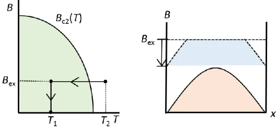 図  1.3 FCM(Field Cool Magnetization) 