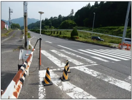 図  ３-15  GPS 測量(VRS 方式)による基準点測量 