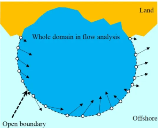 Figure 1: Image diagram (Flow analysis considering open boundary condition).
