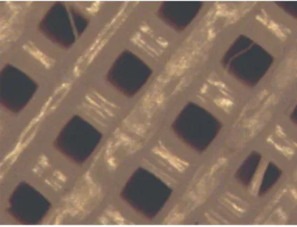 Figure 8. Cross-section of test piece  24 26 28 30 32 34 36 38  0  200  400  600  800  1000  1200Temperature (deg C) Time (s) Hot plate