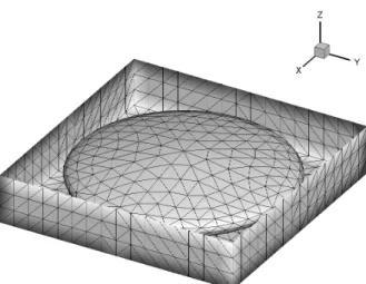 Figure 13. The shape of the cavity at the final iteration(3)  0 0.1 0.2 0.3 0.4 0.5 0.6 0.7 0.8 0.9 1  0  10  20  30  40  50  60