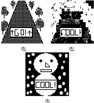 図 6 記憶画像を画像を増やした場合の， 「PHNN による画像の想起」