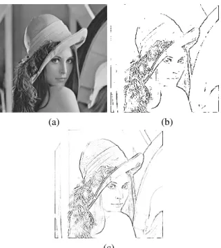 Fig. 2. Simulation results. (a) Input image. (b) Simulation result of the conventional CNN