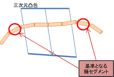 図 3.7: 基準となる麺セグメント
