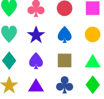 Fig. 5.6 に次世代個体の生成過程を示す． Fig. 5.6 の次世代個体は，初期個体の中から Fig. 5.6 の 図左の 2 つの親個体を元に遺伝的操作によって生成された．この生成過程の例では累積寄与率 80% 以 上なる主成分は第 5 主成分までだったので，遺伝子型は 5 次元の特徴量となった．親個体の画像提示 時の脳波から主成分分析で生まれた主成分の軸の値は， PC1 から PC5 の数値に対応し，その値が個 体の遺伝子である． 2 つの遺伝子から遺伝的操作を経て次世代個体の遺伝子型が生成され