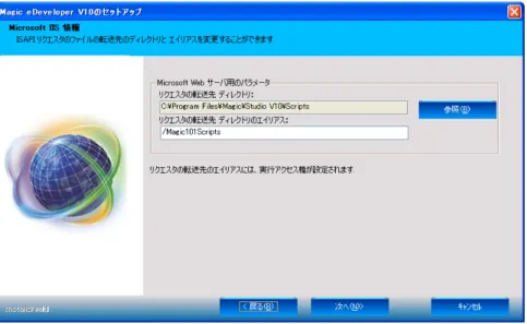 図 2-23Microsoft IIS 情報