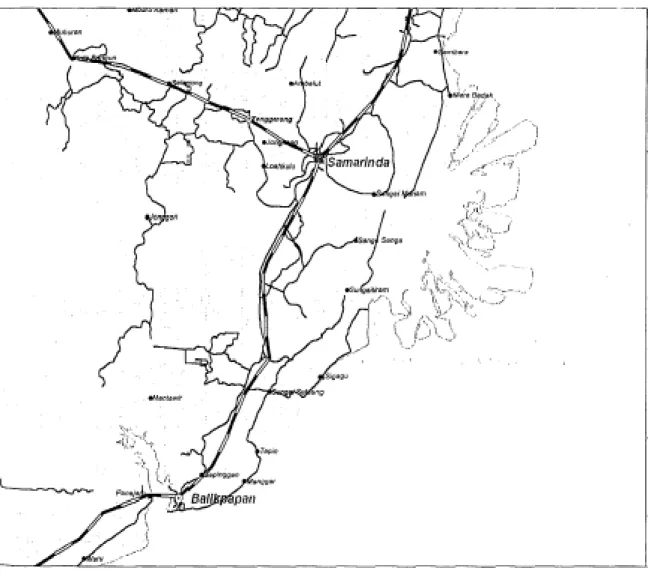 Fig. 6-4  Railway rout studied by Rayakonsult 