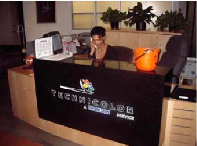 図 3.2 - 3  Thomson Technicolor の Receptionist. 